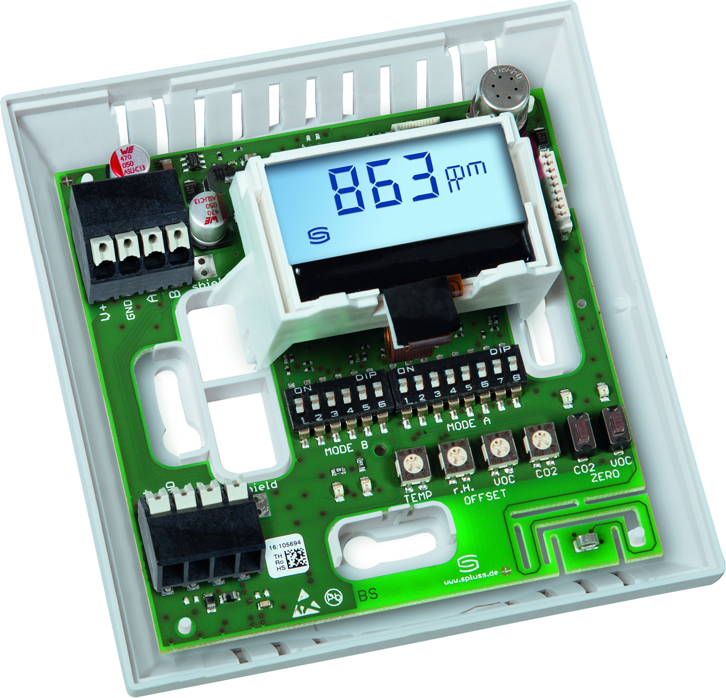 AERASGARD® RFTM-LQ-CO2-Modbus LCD